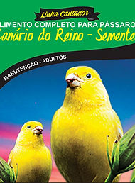 Canário do Reino - Sementes - Linha Cantador - Raposo Nutrição