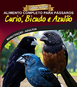 Curió, Bicudo e Azulão - Linha Nobre - Raposo Nutrição