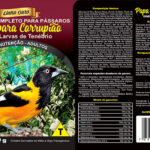 Papa para Corrupião com Larvas de Tenébrio - Linha Ouro - Raposo Nutrição