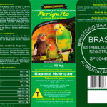 Periquito e Outros Psitacídeos - Linha Cantador - Raposo Nutrição