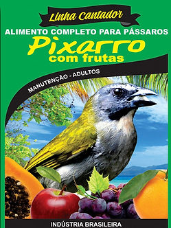 Pixarro com Frutas - Linha Cantador - Raposo Nutriçao