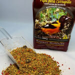 Papa para Corrupião com Larvas de Tenébrio - Linha Ouro - Raposo Nutrição