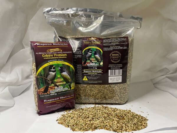Coleiro Premium e Outros Pássaros Silvestres - Raposo Nutriçao